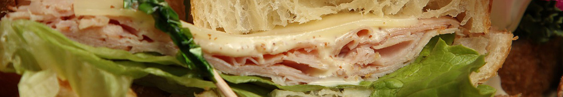 Eating Sandwich Cafe at Steve's Cafe & Catering restaurant in Redwood City, CA.